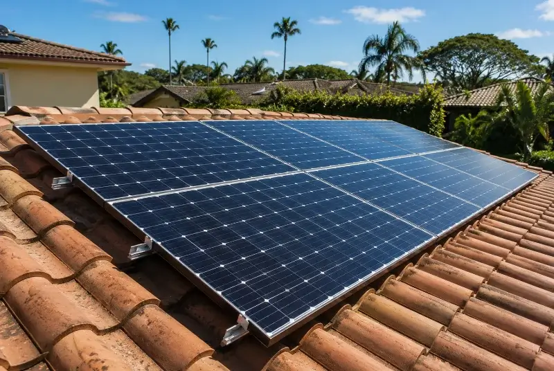 Installation de panneaux solaires à Limendous